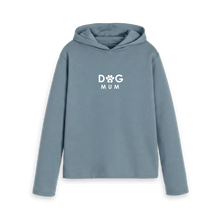 Load image into Gallery viewer, Stone Blue Printed Hoody Front