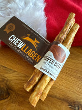 Load image into Gallery viewer, Personalised Bow Christmas Stocking for Dogs Filled with Goodies