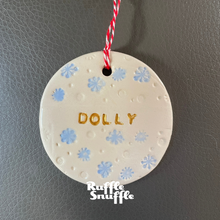 Load image into Gallery viewer, Personalised Pet Xmas Ornament