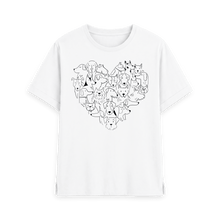 Load image into Gallery viewer, White Printed T-shirt Front