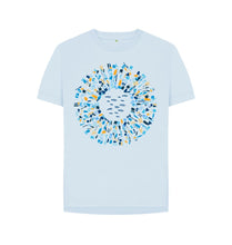 Load image into Gallery viewer, Sky Blue Plastic-Free Paradise Organic Cotton T-Shirt