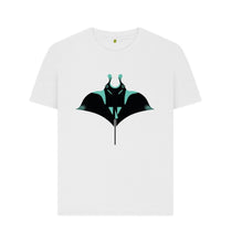Load image into Gallery viewer, White Manta Ray Organic Cotton T Shirt