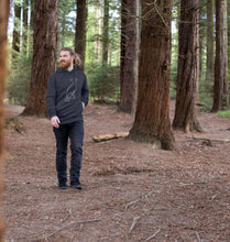 Load image into Gallery viewer, Greyhound Line Art Mens Hoodie with Pockets