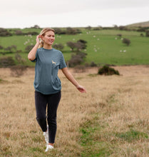 Load image into Gallery viewer, Labrador Watercolour Print Organic Cotton T-Shirt