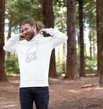 Load image into Gallery viewer, Greyhound Line Art Mens Hoodie with Pockets