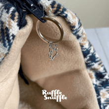 Load image into Gallery viewer, Blue Check Tweed Dog Carrier