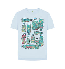 Load image into Gallery viewer, Sky Blue Beach Cleanup Crew Organic Cotton T-Shirt