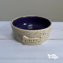 Load image into Gallery viewer, Handmade Ceramic Dog Bowls - with personalisation
