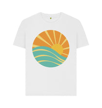 Load image into Gallery viewer, White Seas the Day Organic Cotton T-Shirt