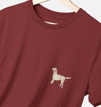 Load image into Gallery viewer, Labrador Watercolour Print Organic Cotton T-Shirt

