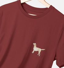 Load image into Gallery viewer, Labrador Watercolour Print Organic Cotton T-Shirt