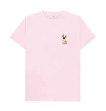 Load image into Gallery viewer, Pink French Bulldog Print Organic Cotton T-Shirt
