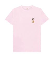 Load image into Gallery viewer, Pink French Bulldog Print Organic Cotton T-Shirt