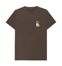 Load image into Gallery viewer, Chocolate French Bulldog Print Organic Cotton T-Shirt
