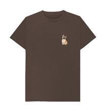 Load image into Gallery viewer, Chocolate French Bulldog Print Organic Cotton T-Shirt