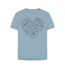 Load image into Gallery viewer, Stone Blue For The Love Of Dogs T-Shirt (7 colours)