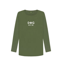 Load image into Gallery viewer, Khaki Dog Mum - Long Sleeved Top
