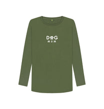 Load image into Gallery viewer, Khaki Dog Mum - Long Sleeved Top