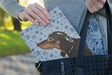 Load image into Gallery viewer, Black &amp; Tan Dachshund College Ruled Notebook Journal
