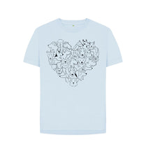 Load image into Gallery viewer, Sky Blue For The Love Of Dogs T-Shirt (7 colours)