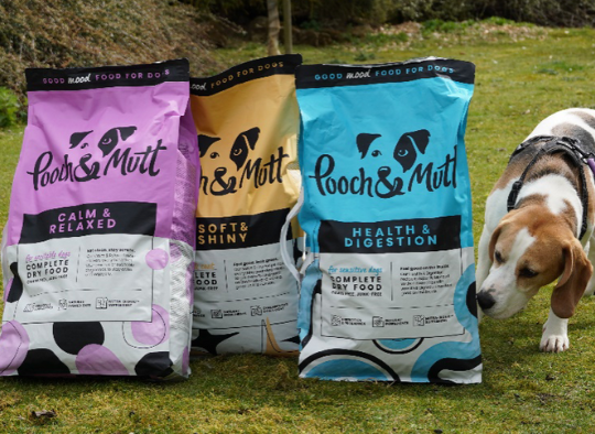 Good mood food for Woodgreen dogs: A new partnership between Woodgreen Pets Charity and Pooch & Mutt.