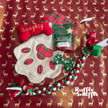 Load image into Gallery viewer, Paw Personalised Christmas Stocking for Dogs
