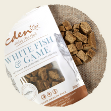 Load image into Gallery viewer, Eden White Fish &amp; Game Air Dried Treats - For Cats and Dogs
