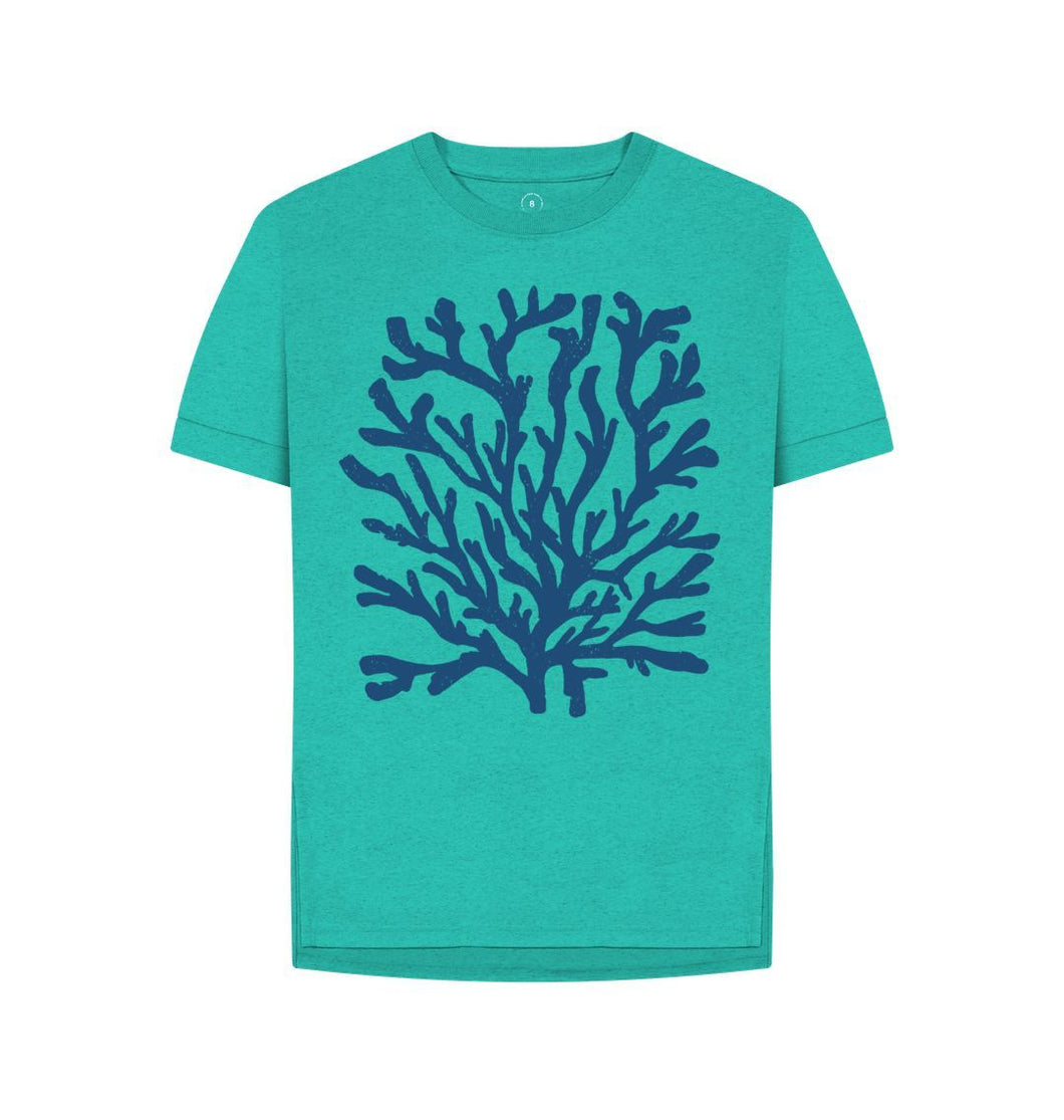 Seagrass Green Coral Reefs Matter Organic Cotton T-Shirt