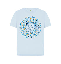 Load image into Gallery viewer, Sky Blue Plastic-Free Paradise Organic Cotton T-Shirt
