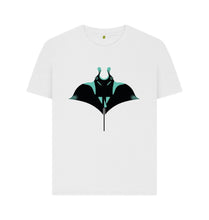 Load image into Gallery viewer, White Manta Ray Organic Cotton T Shirt
