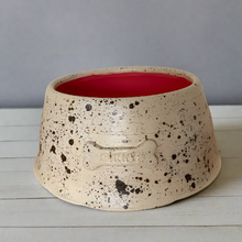 Load image into Gallery viewer, Handmade Ceramic Dog Bowls - with personalisation
