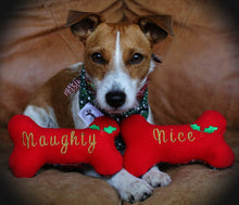 Load image into Gallery viewer, Paw Personalised Christmas Stocking for Dogs
