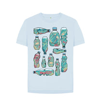 Load image into Gallery viewer, Sky Blue Beach Cleanup Crew Organic Cotton T-Shirt
