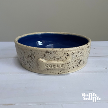 Load image into Gallery viewer, Handmade Ceramic Dog Bowls - with personalisation
