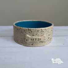 Load image into Gallery viewer, Handmade Ceramic Dog Bowls - with personalisation
