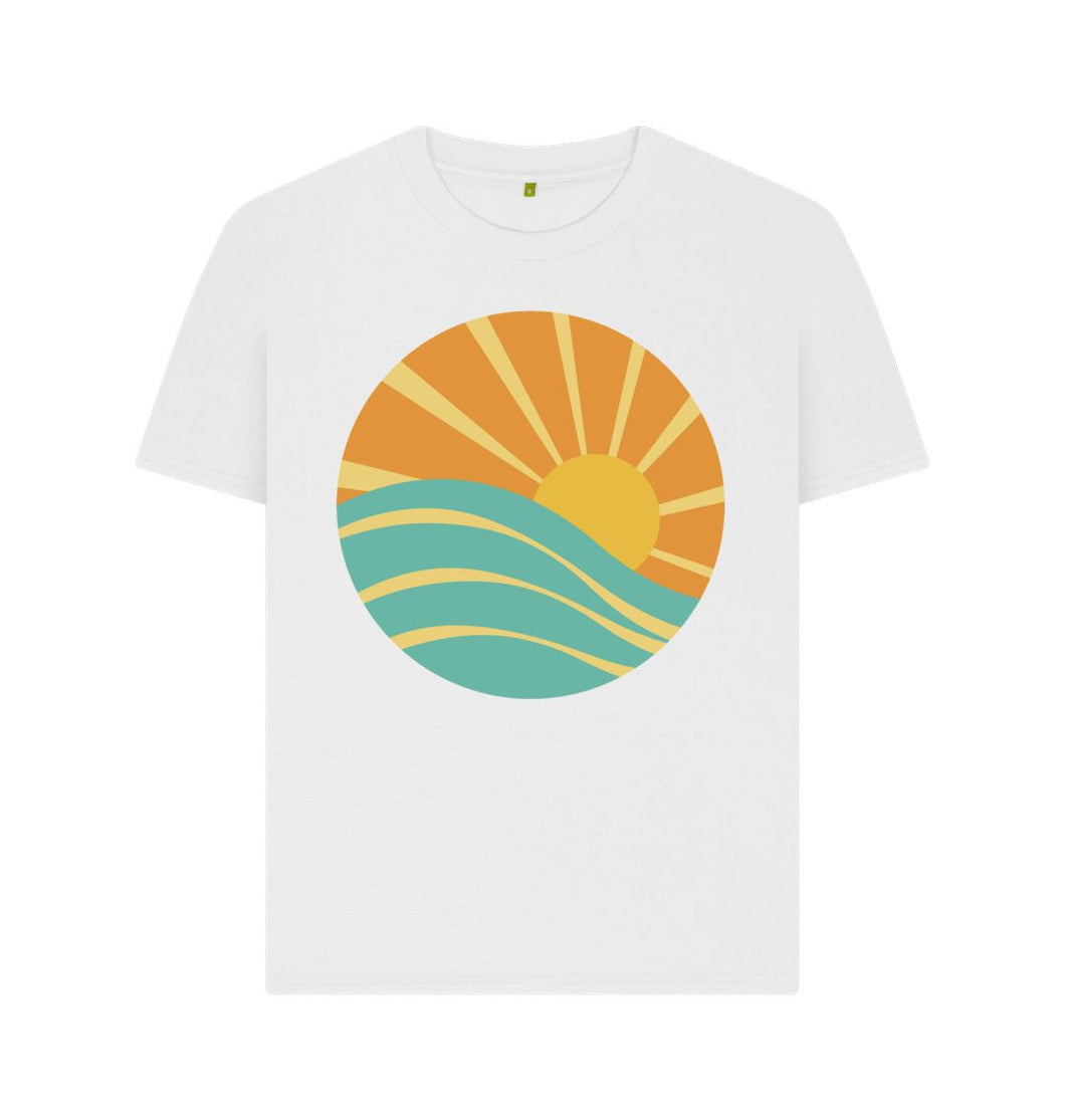 White Seas the Day Organic Cotton T-Shirt