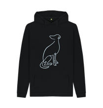Load image into Gallery viewer, Black Printed Hoody Front

