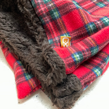 Load image into Gallery viewer, Tartan Christmas Snuggle Sacks / Burrow Bag / Sofa Sack
