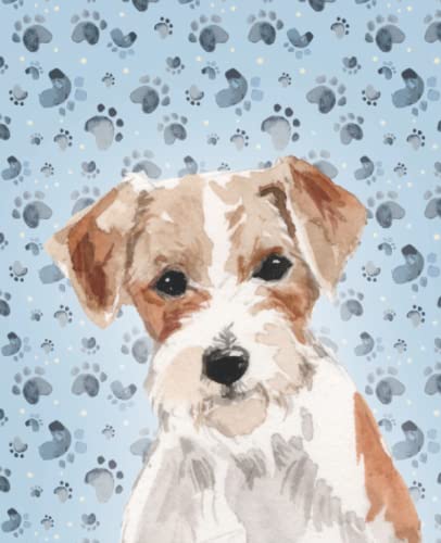 Jack Russell Terrier College Ruled Notebook Journal