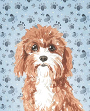 Load image into Gallery viewer, Cavapoo College Ruled Notebook Journal
