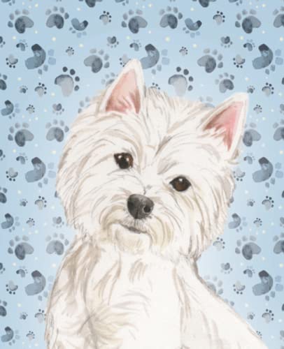 Westie College Ruled Notebook Journal