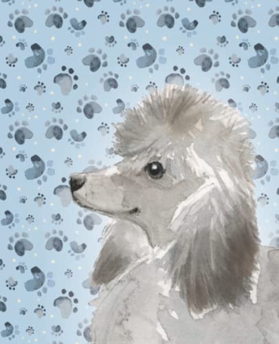 Poodle College Ruled Notebook Journal