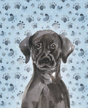 Load image into Gallery viewer, Black Labrador College Ruled Notebook Journal
