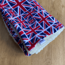 Load image into Gallery viewer, Union Jack Snuggle Sacks / Burrow Bag / Sofa Sack
