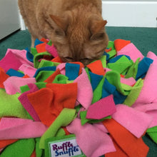 Load image into Gallery viewer, Ruffle Snuffle Meow • with added catnip - snuffle mat by Ruffle Snuffle
