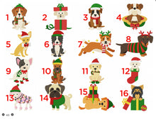 Load image into Gallery viewer, Christmas Dogs -  Personalised Fleece Blanket - snuffle mat by Ruffle Snuffle
