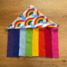 Load image into Gallery viewer, Guinea Pig Hidey Hammock - Rainbow

