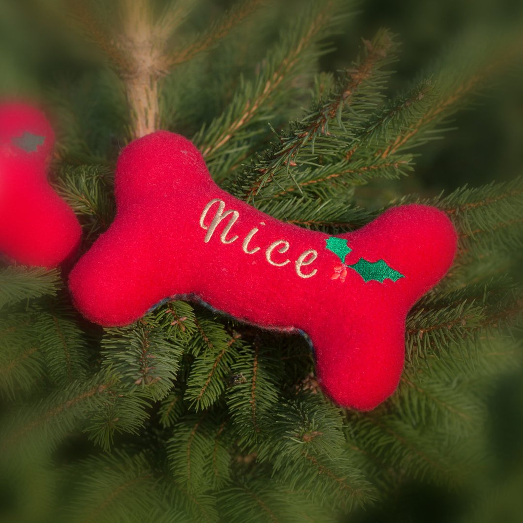 Ruffle Snuffle 'Nice' Bone - snuffle mat by Ruffle Snuffle