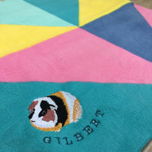 Load image into Gallery viewer, Guinea Pig - Personalised Fleece Blanket - snuffle mat by Ruffle Snuffle
