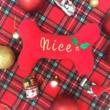 Load image into Gallery viewer, Ruffle Snuffle &#39;Nice&#39; Bone - snuffle mat by Ruffle Snuffle
